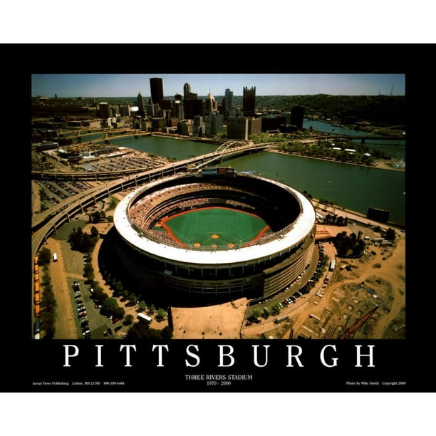 Print of Vintage Three Rivers Stadium Seating Chart Seating Chart on Photo Paper Matte paper or Canvas
